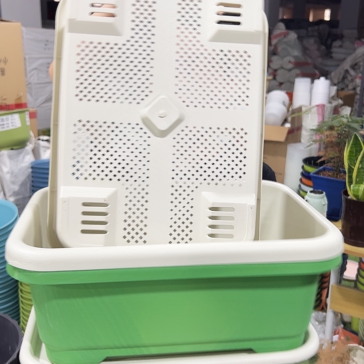 小菜盆长38宽28高15混色3只带托