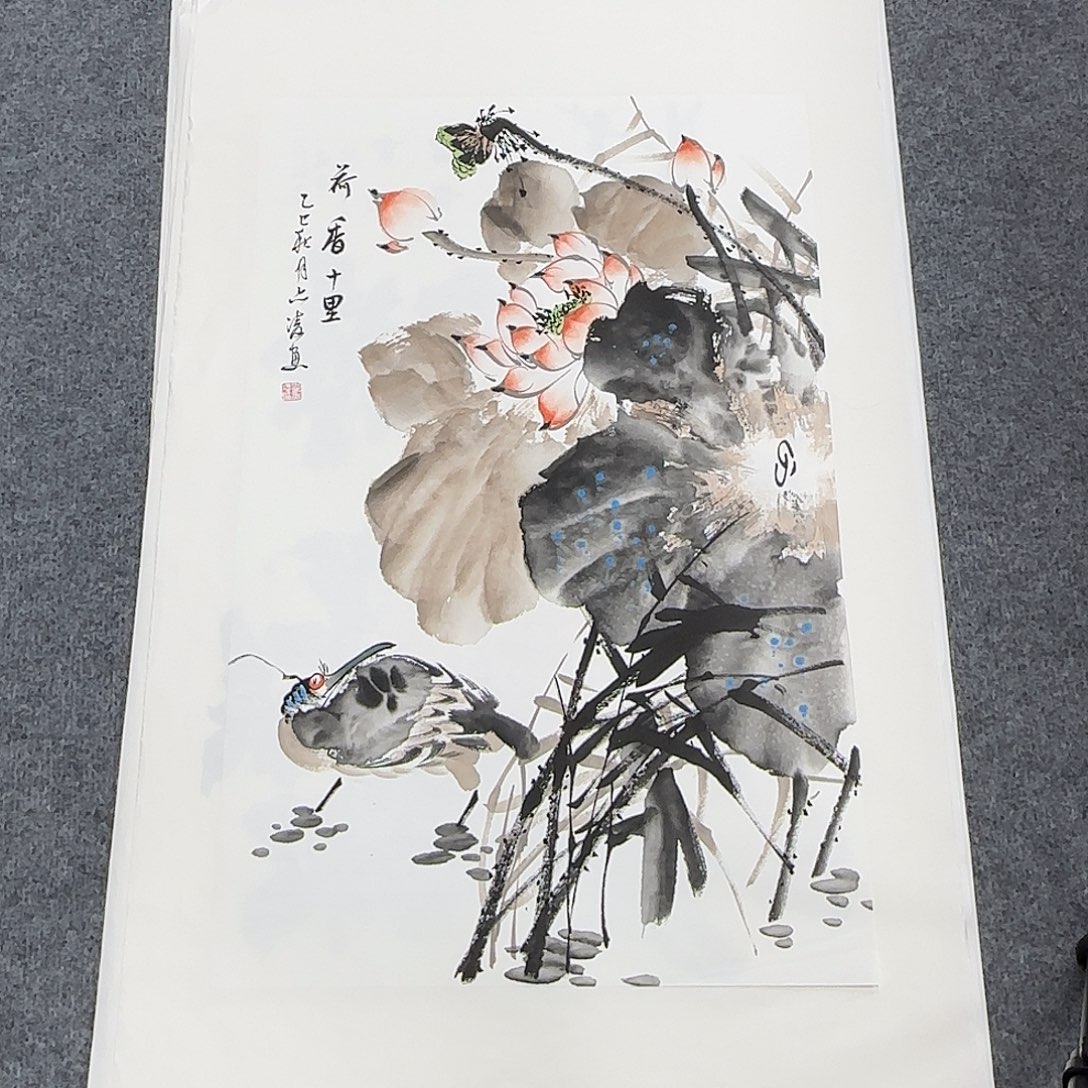 国画68*45纯手绘刘亦凌