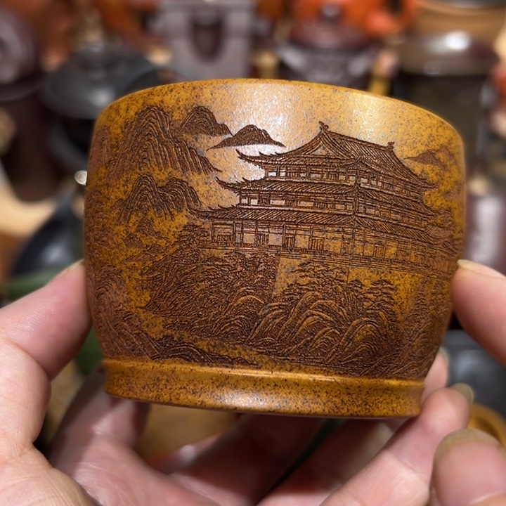 茶杯紫砂宜兴紫砂主人杯