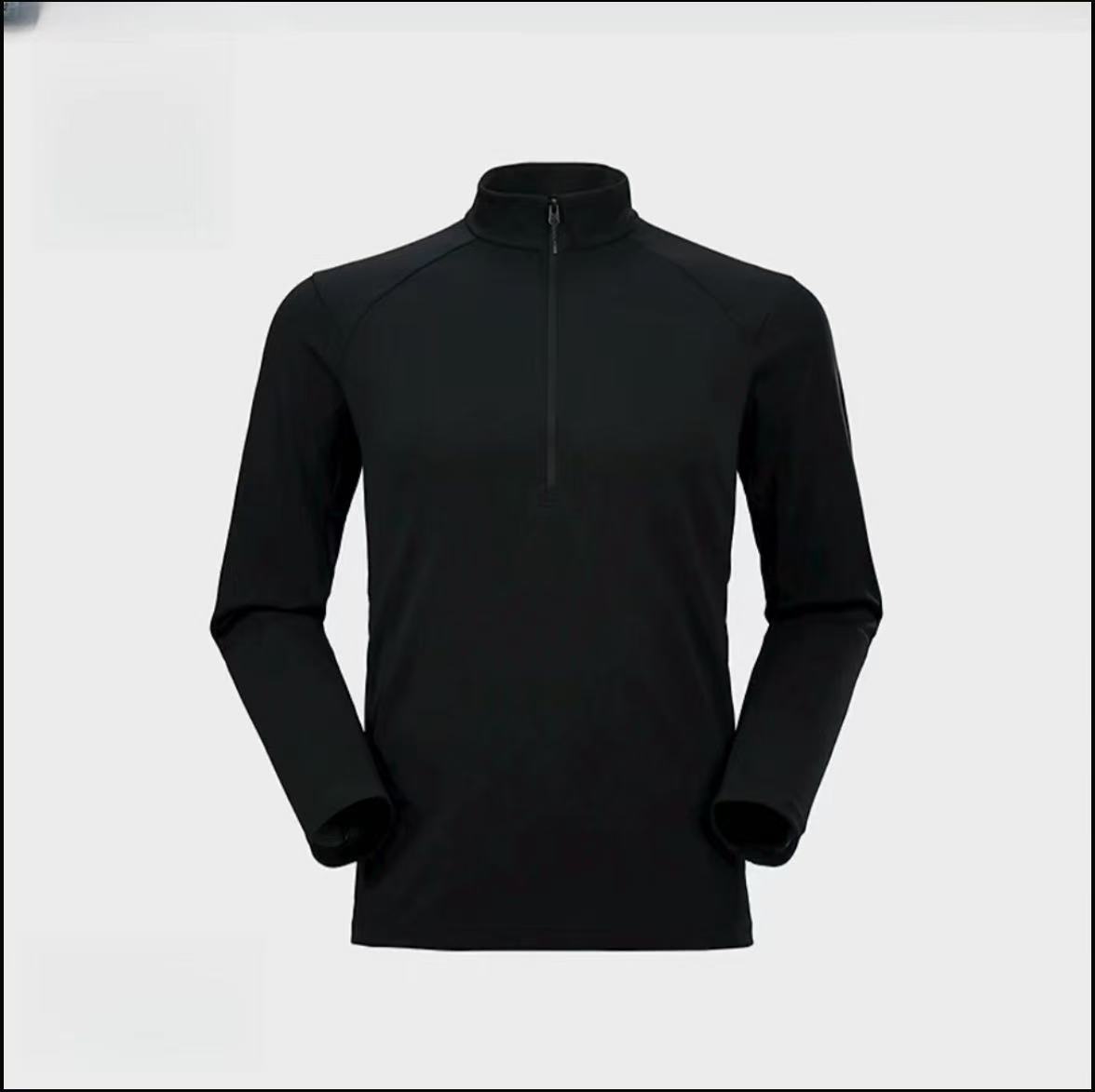 【直播间同款】秋季男款户外运动半开功能长袖T恤101