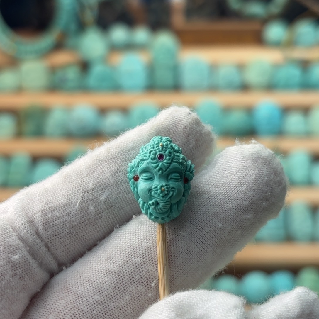 绿松石未镶嵌配饰