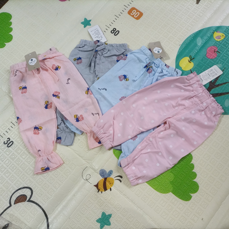 夏季薄款防蚊七分裤明星潮丫A070203