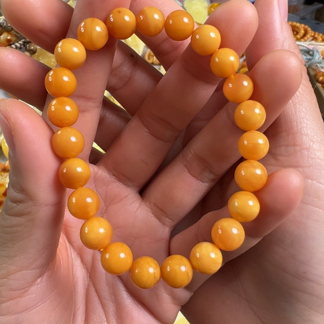 蜜蜡裸石未镶嵌蜜蜡