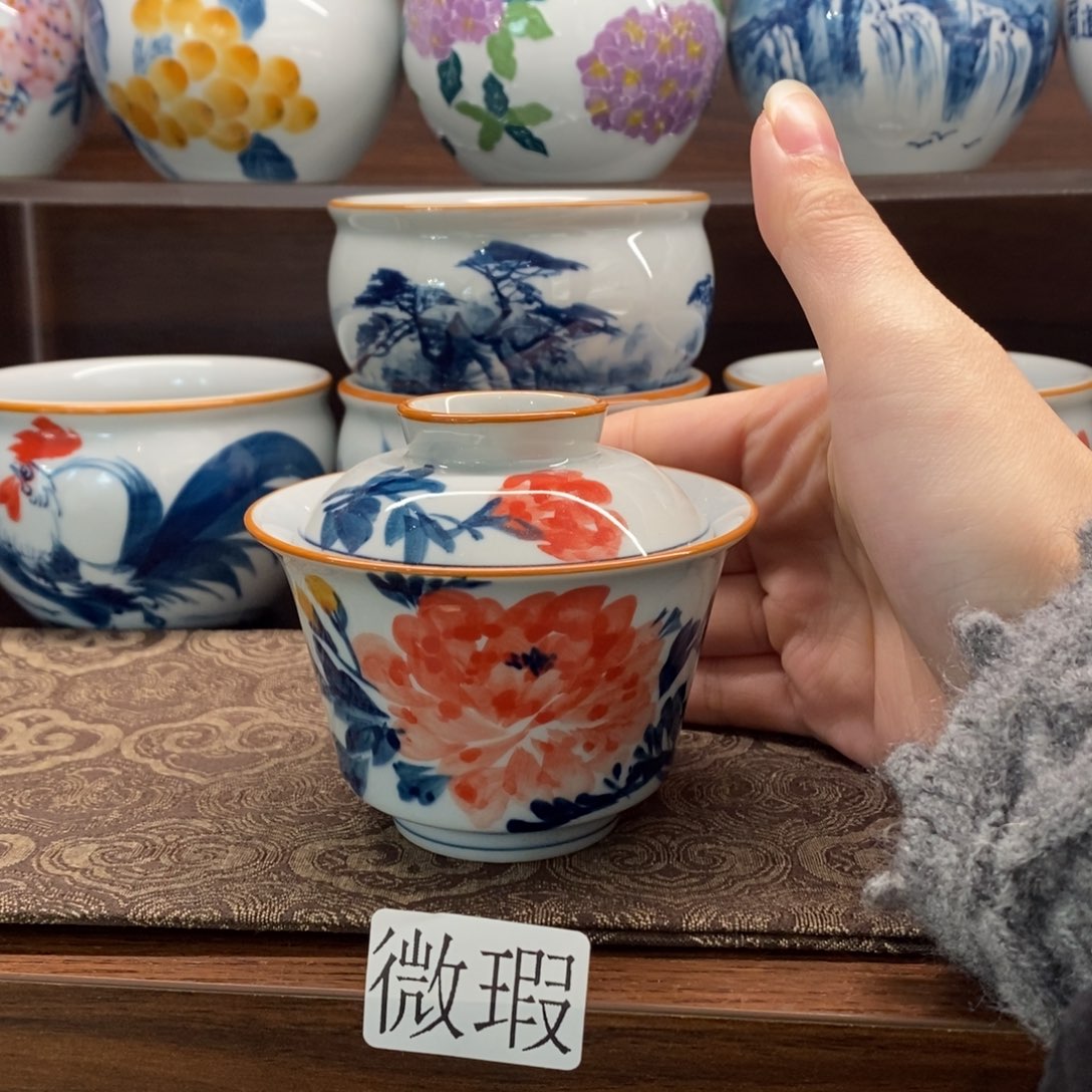 釉下彩手工绘制手工绘制