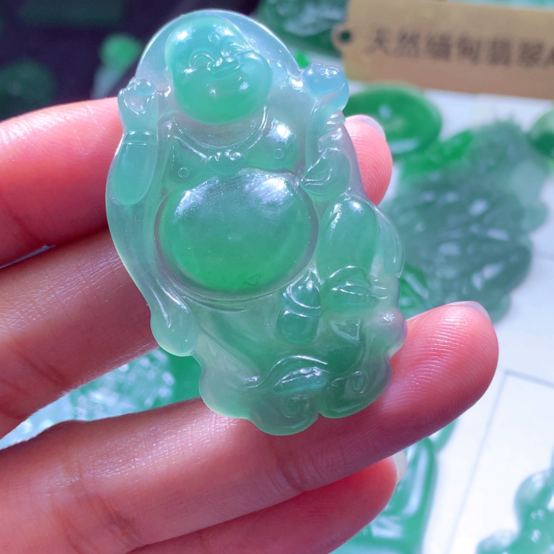 旷****定制翡翠未镶嵌天然