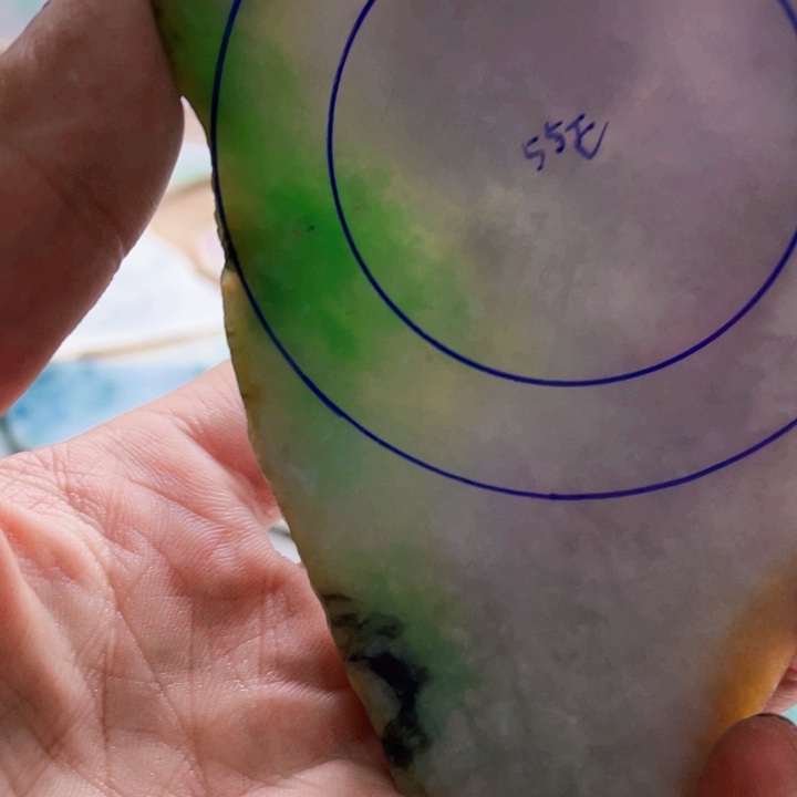 涓***姐定制翡翠手镯未镶嵌