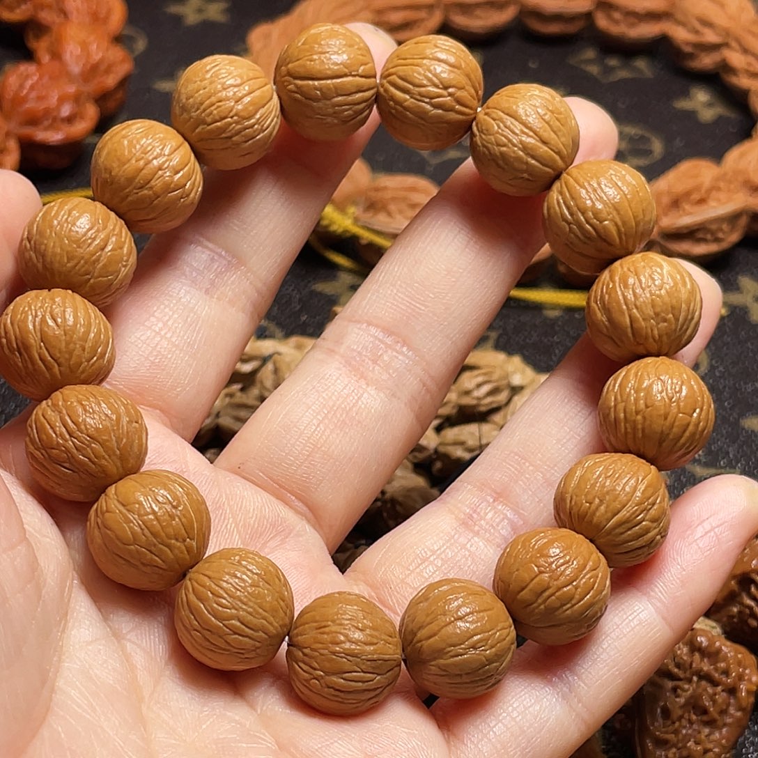 核桃猴头钢丝打底手持