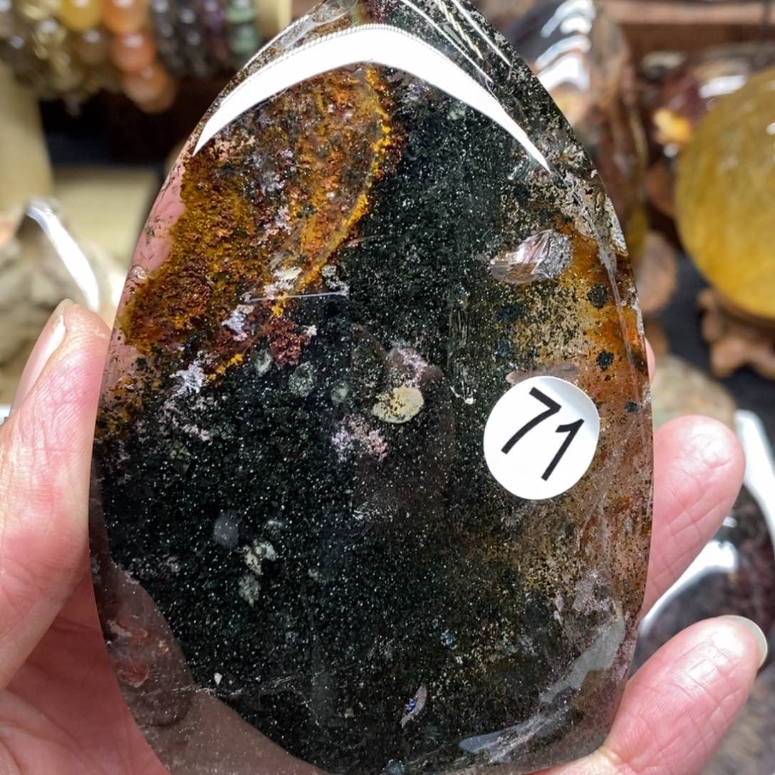 水晶原石摆件手把未镶嵌