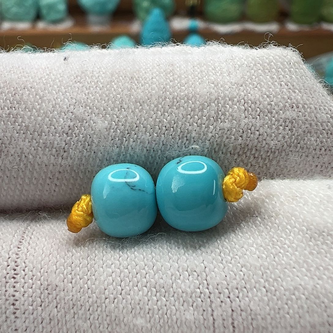 绿松石老型珠 未镶嵌