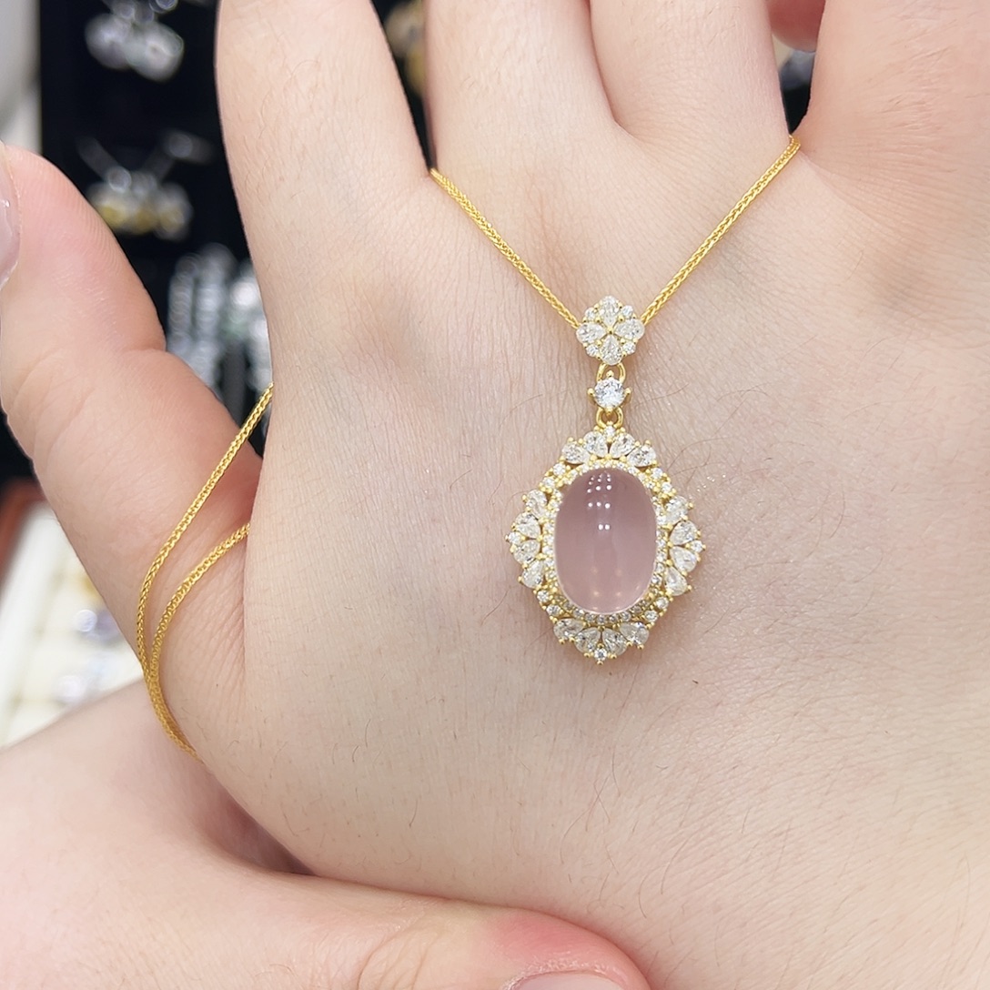 ****_颈饰银S925镶嵌水晶