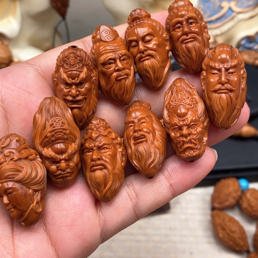 【闪购商品】橄榄核吊坠橄榄手工雕刻工艺