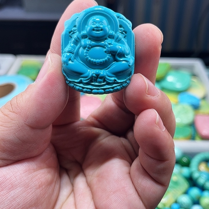 未镶嵌菱锰矿珠宝半成品