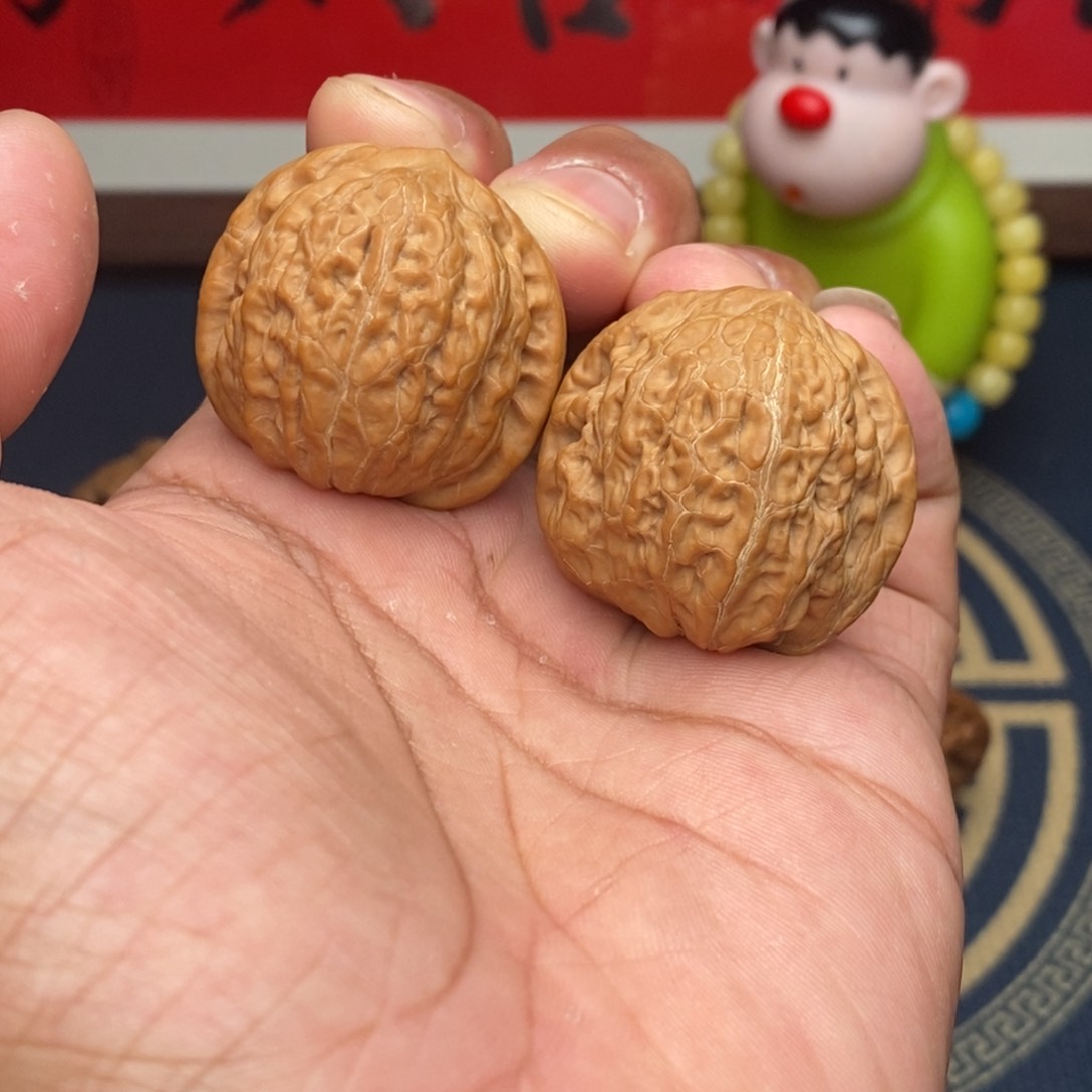 文玩核桃吊坠蓟县山地全品无修铁锤妹妹