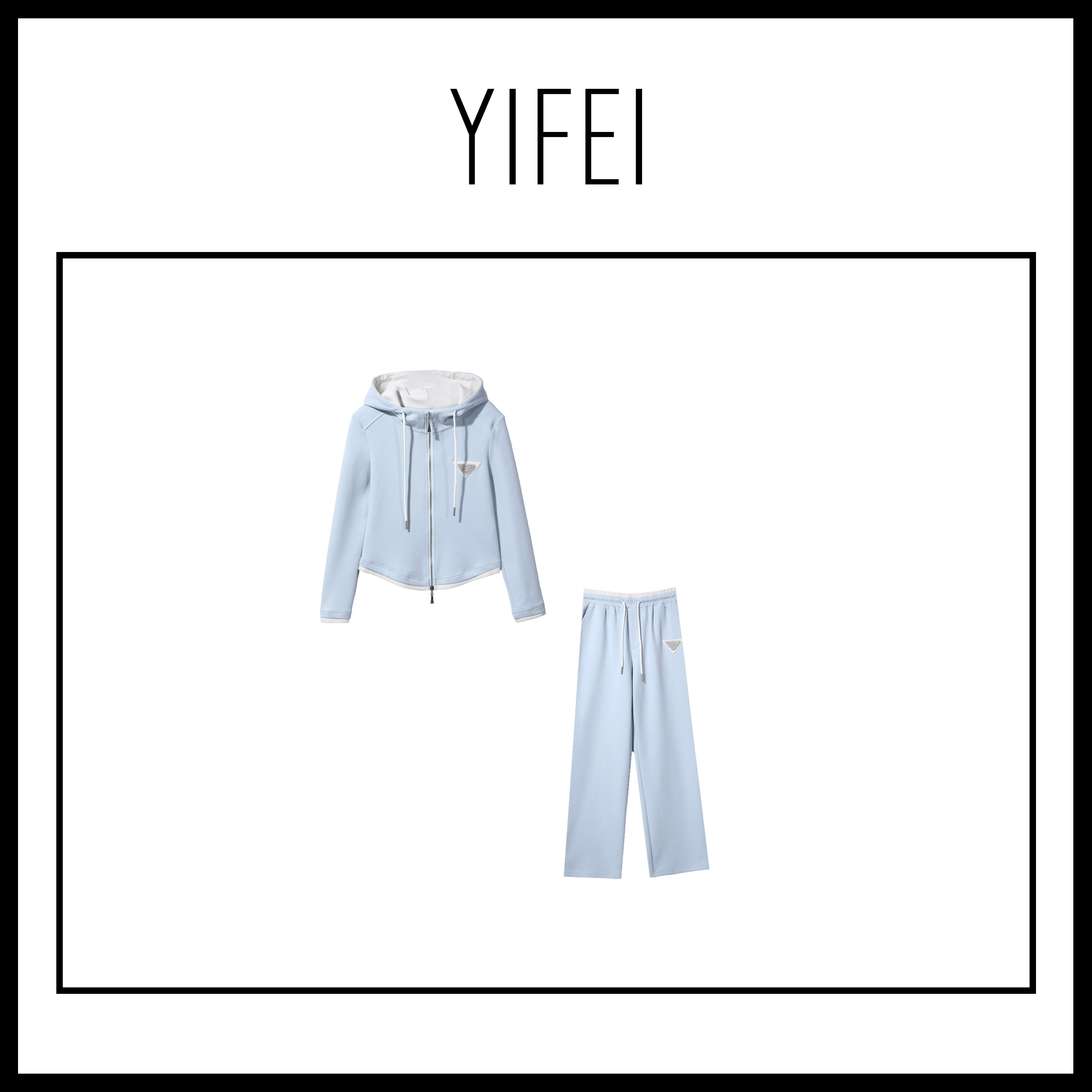 【歌蒂尔Gedier】轻盈舒适连帽卫衣休闲运动套装DG510158Y