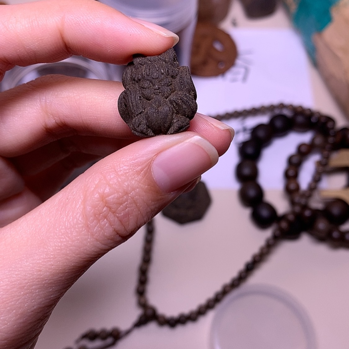 【闪购商品】檀香木手串/手链冰***雪檀香阴沉凤九