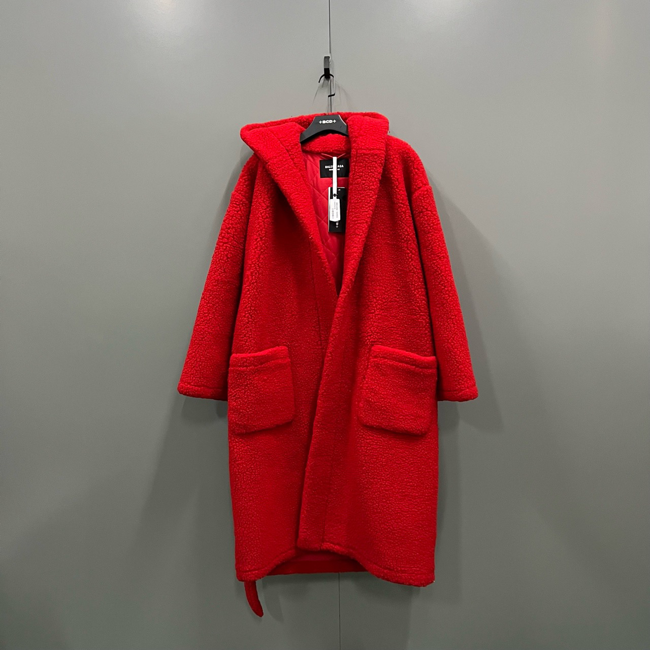 （jp）116 Balenciaga 巴黎世家 红色泰迪压纹大衣 48码/98新/26000
