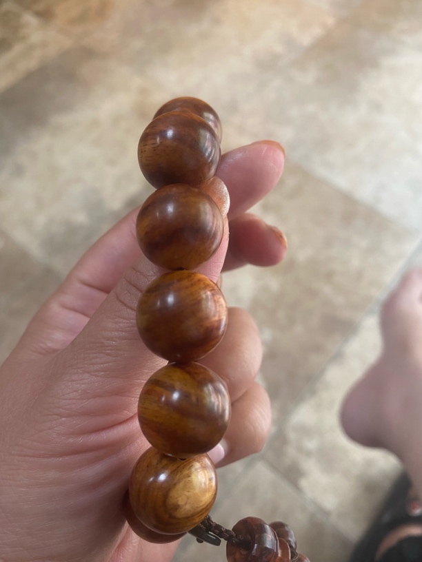 黄花梨虎皮纹文玩手串男女款正品老料檀木