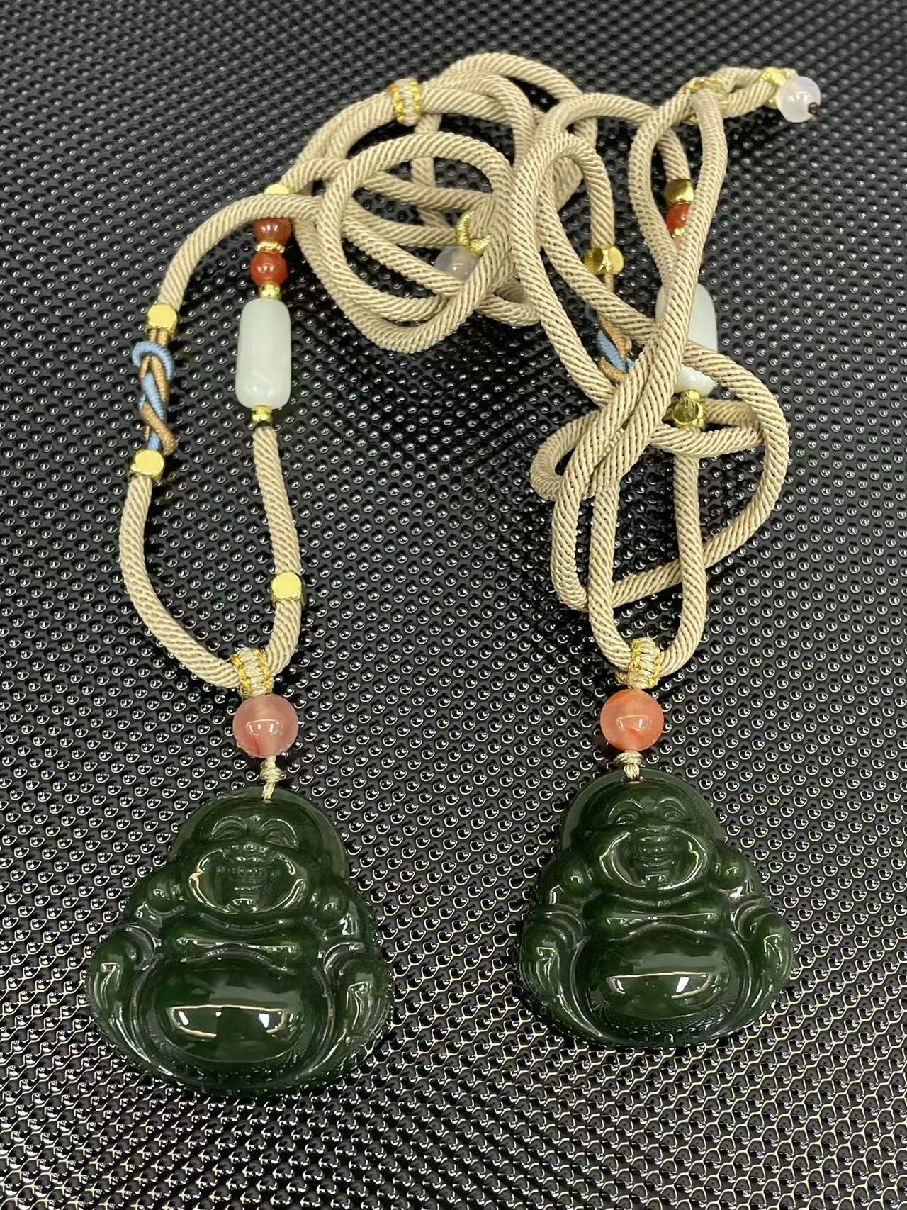 和田玉佛公套绳（多样性一件发货）