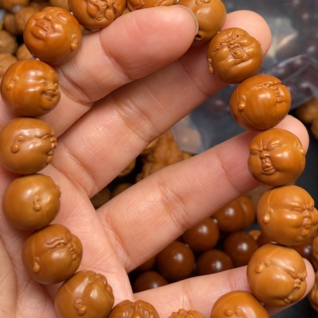 菩提籽类橄榄猴头核桃手串手链项链