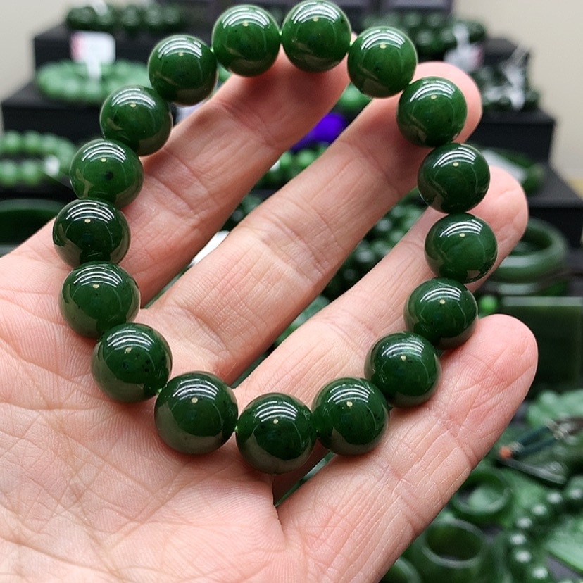 【闪购商品】和田玉（碧玉）手链未镶嵌