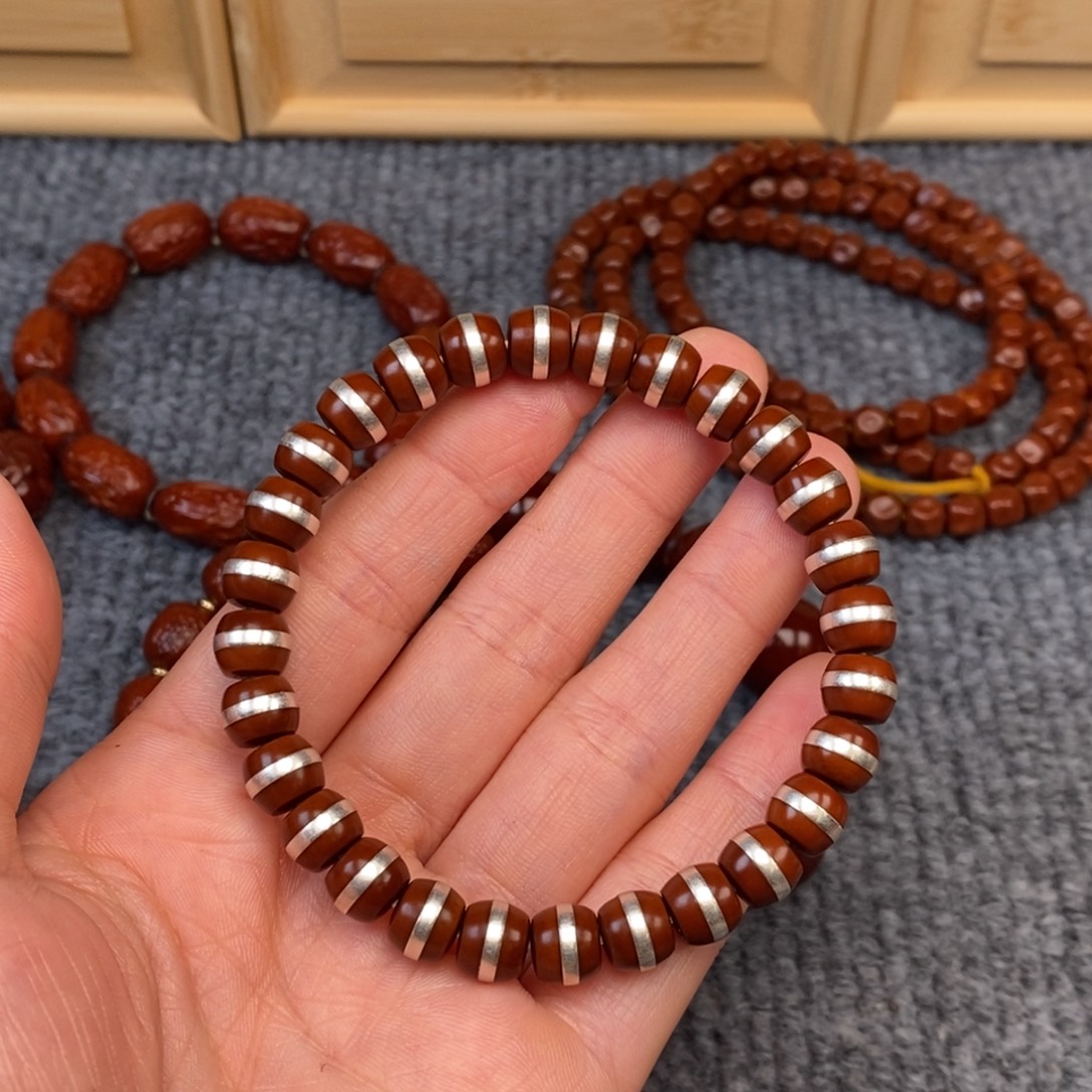 P***P手串/手链橄榄核核银