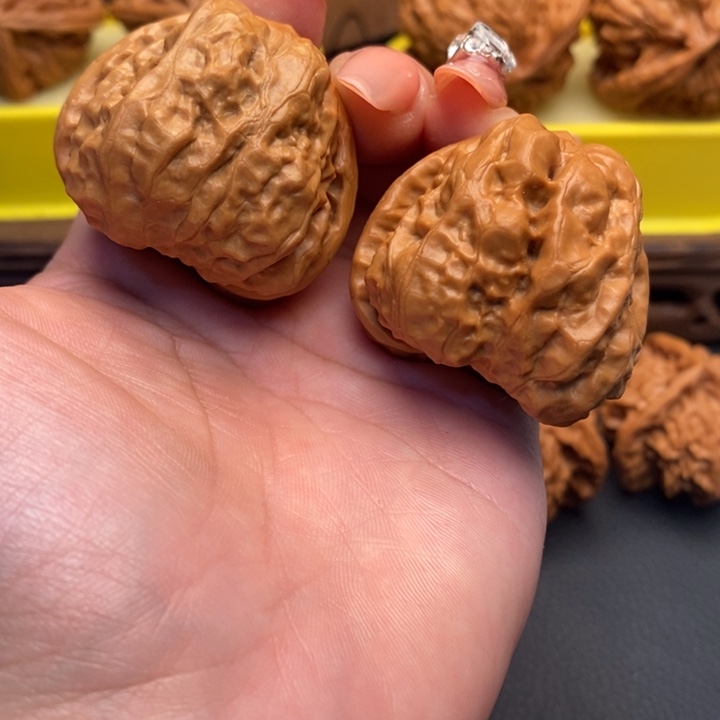 G***n把件文玩核桃049三角蛙40