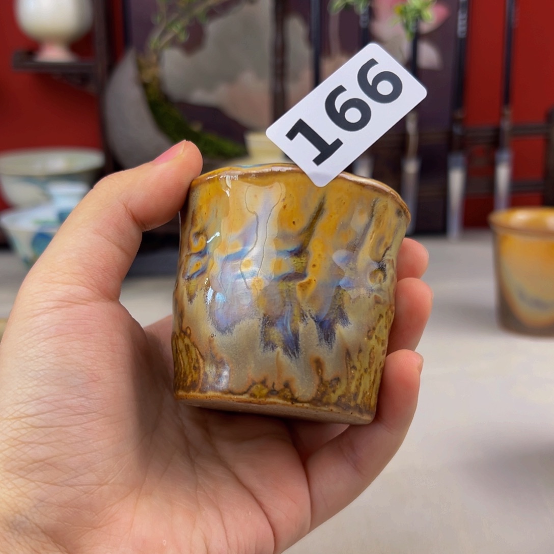 杯子纯手工柴烧主人杯