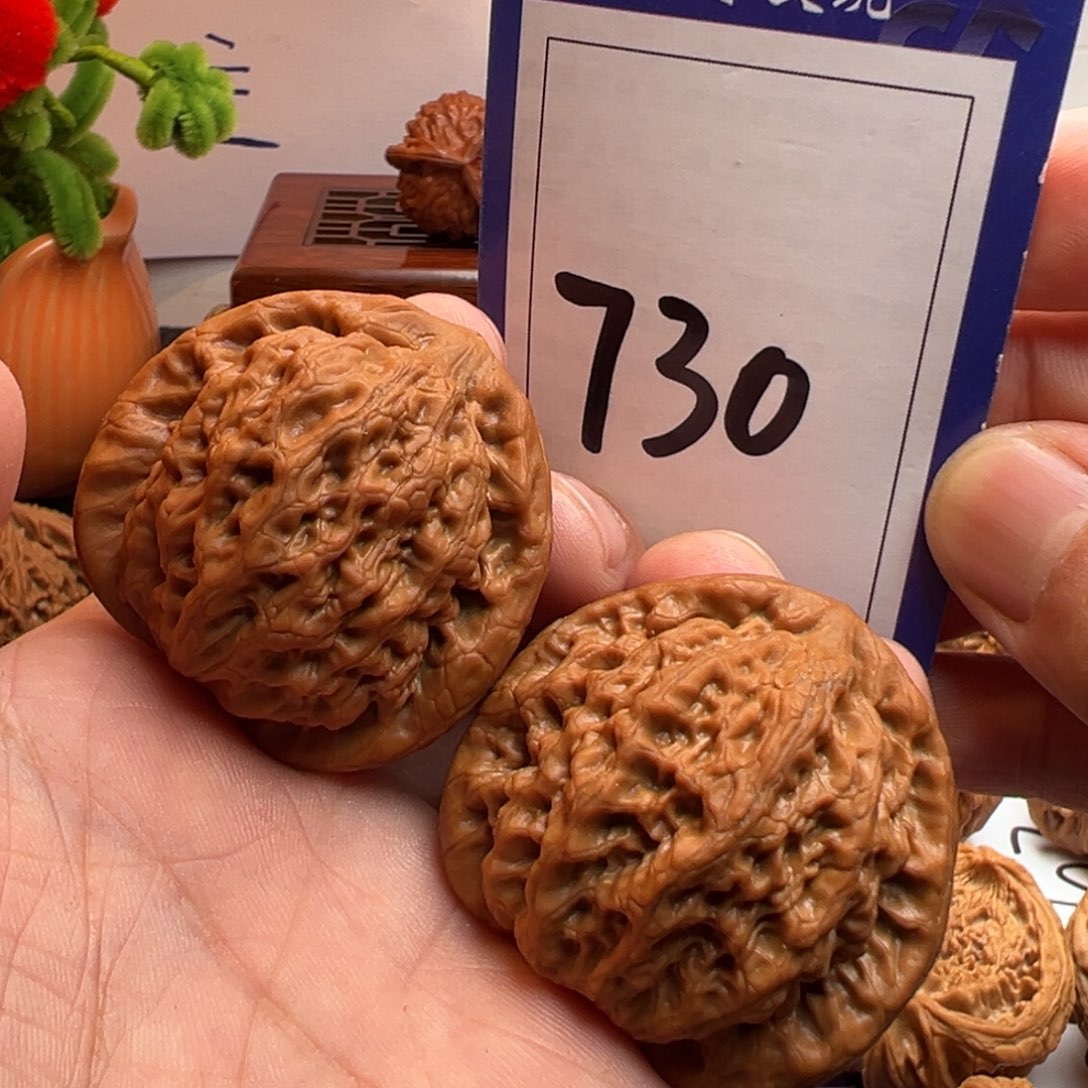 文玩核桃把件全品金公子43.5尺寸730号