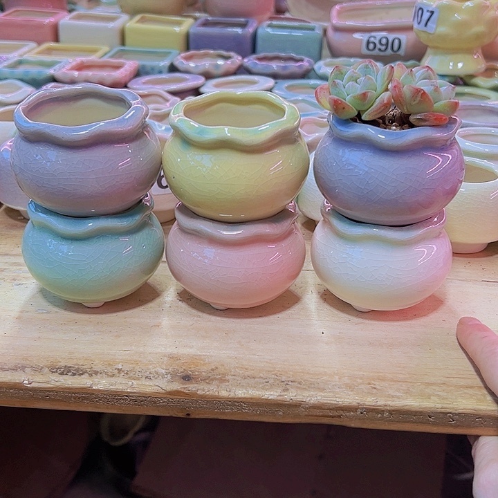 陶瓷花盆当场凑满12包邮
