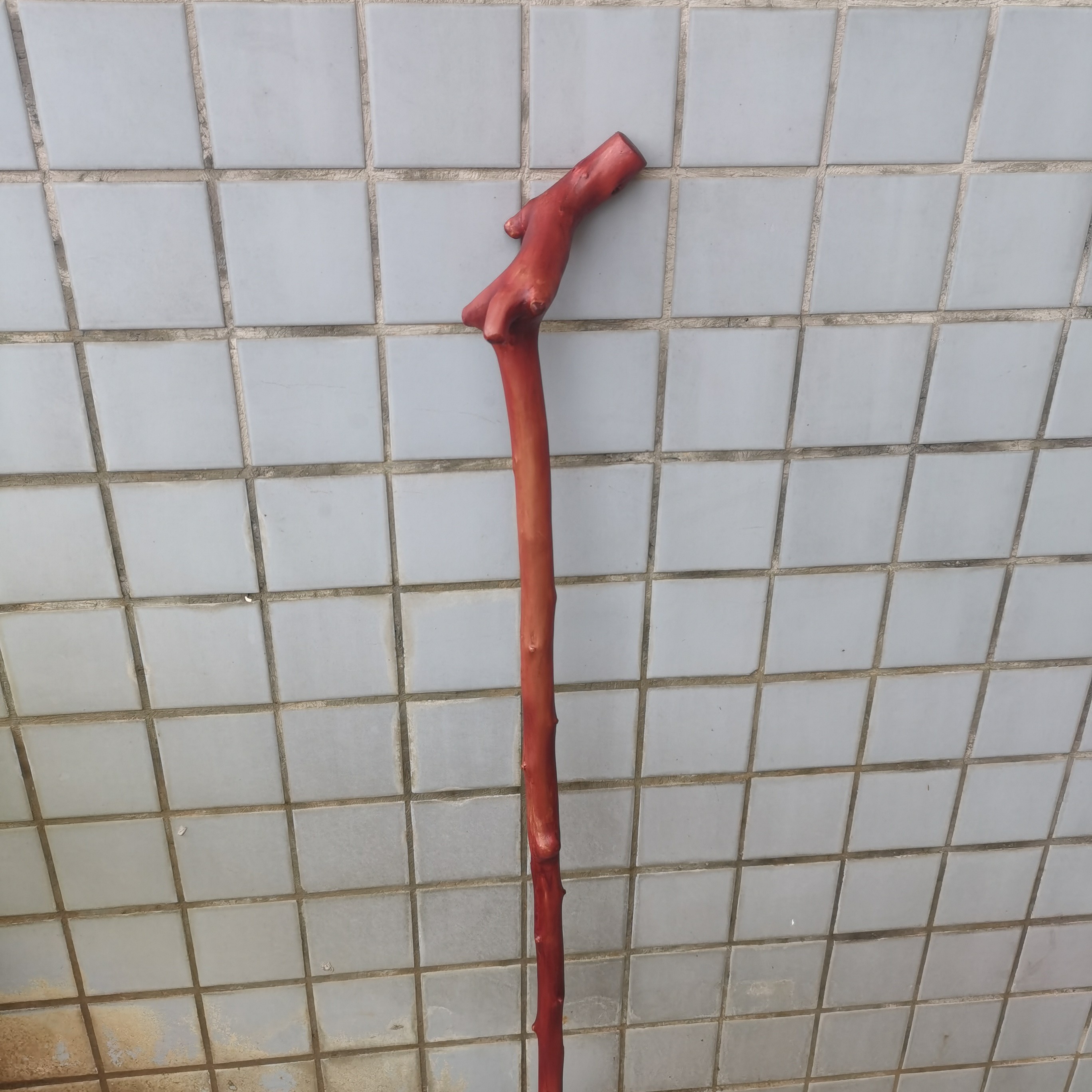 74号纯手工制作红刺刺拐杖