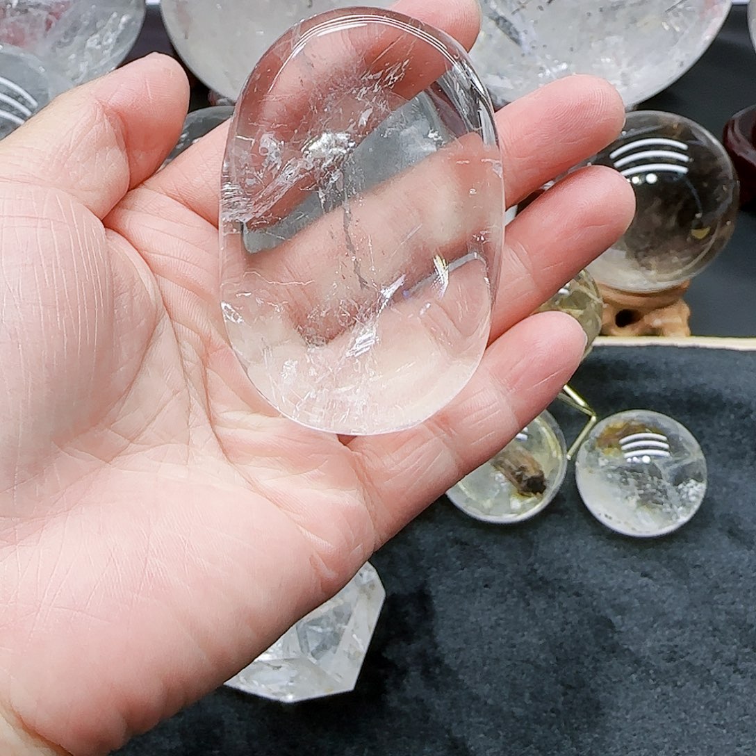 手握未镶嵌水晶天然