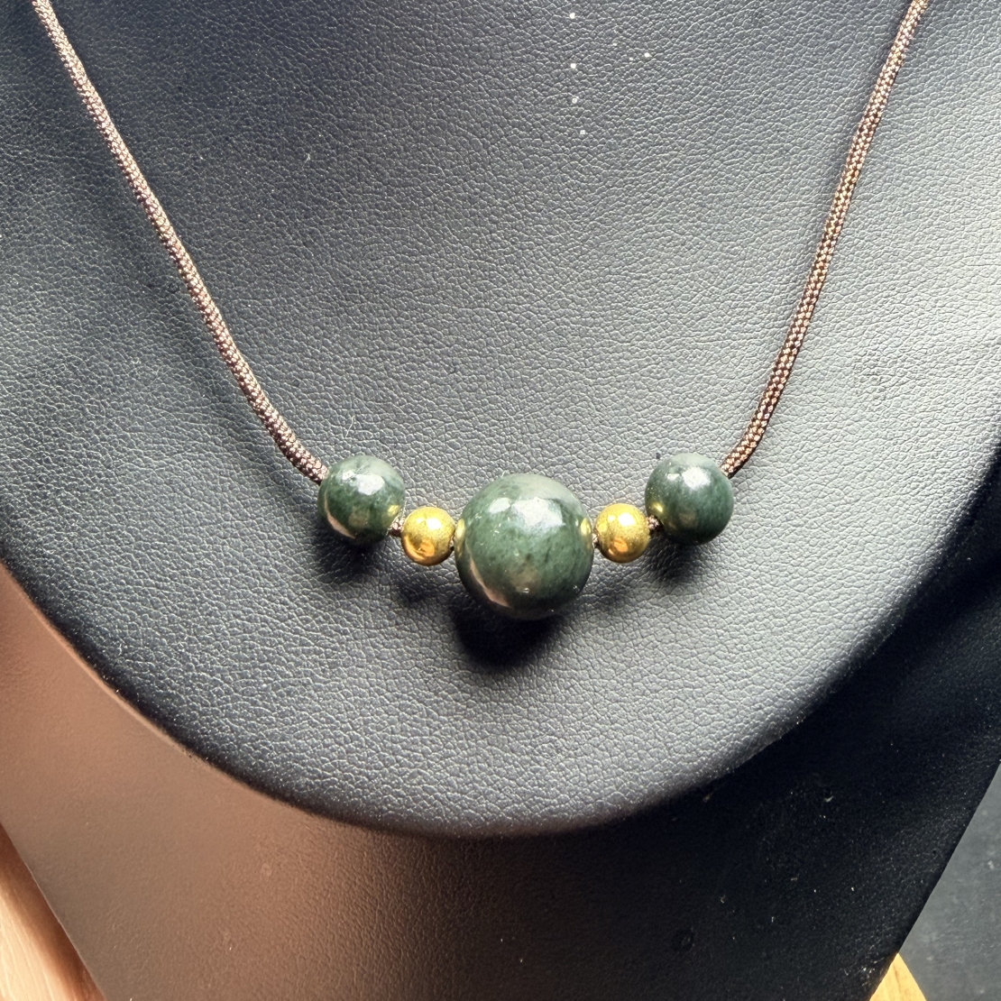 【年终福利】和田玉青玉转运珠12mm送礼佳品多样性发一