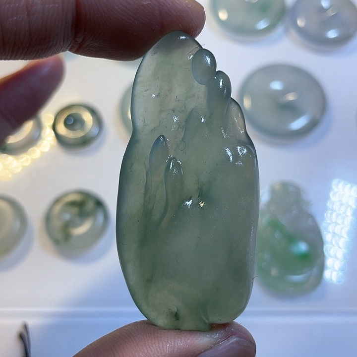 定制翡翠未镶嵌毛货