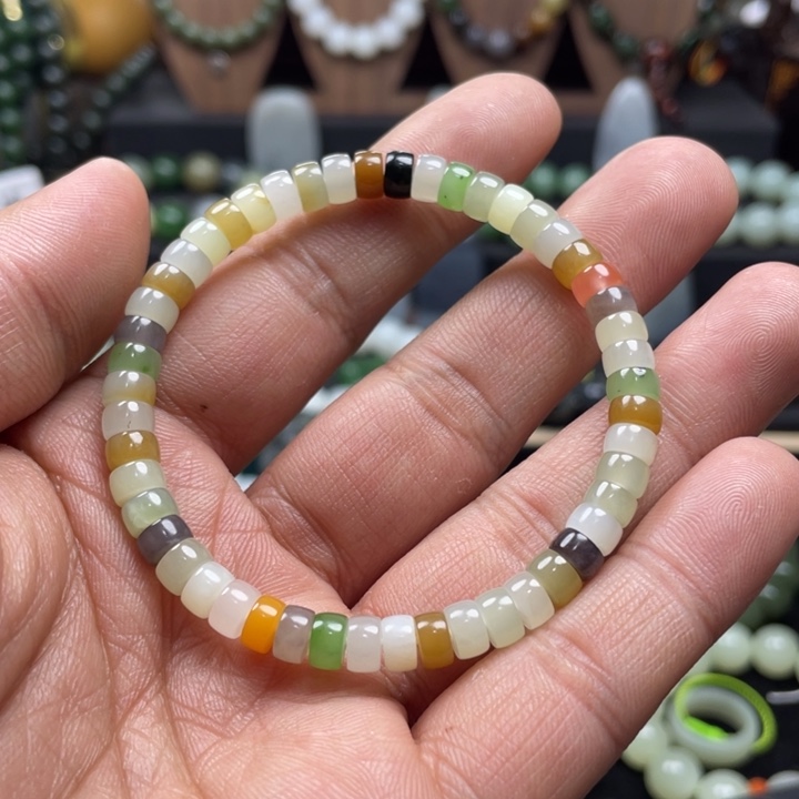 和田玉手串未镶嵌