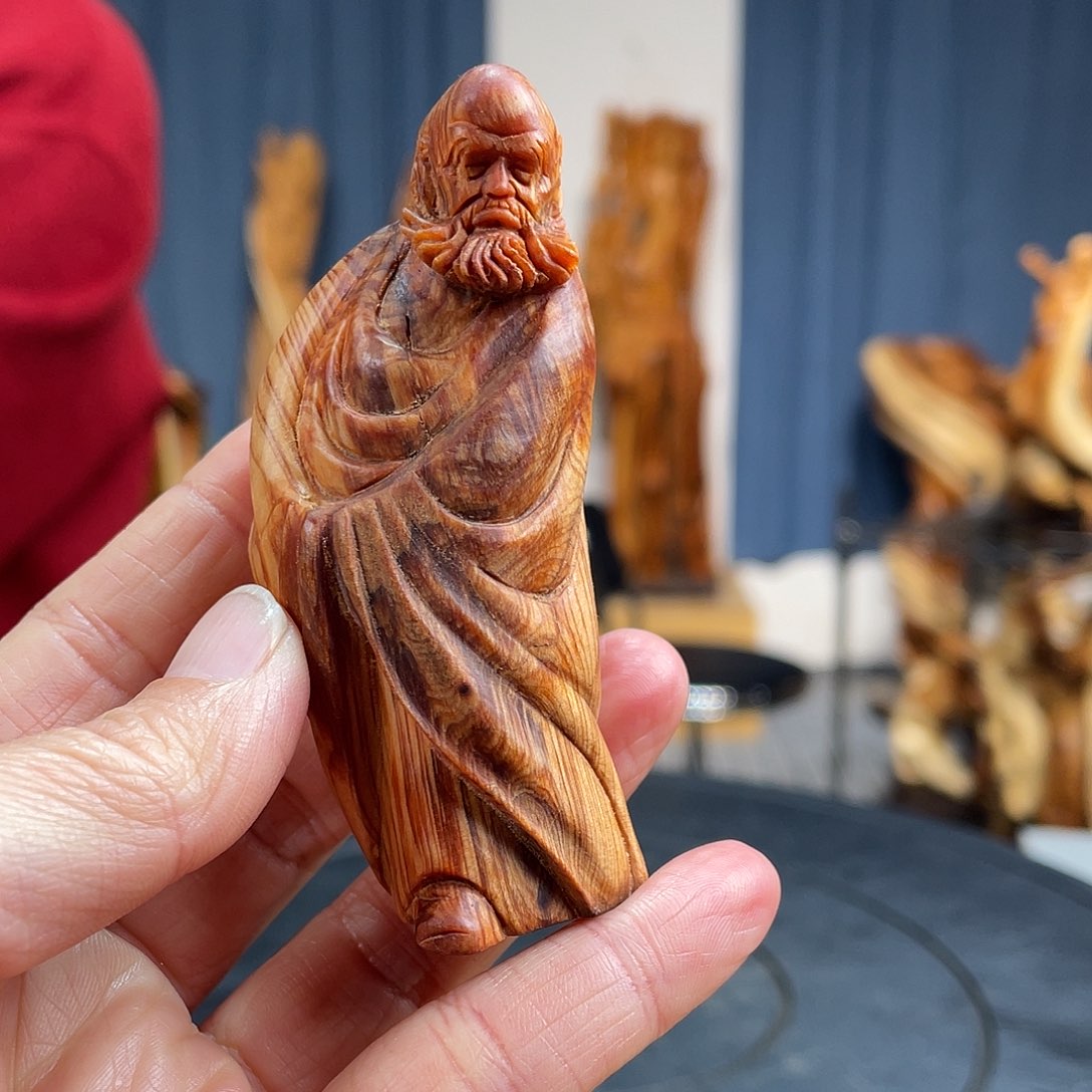 柏木（崖柏）手把件