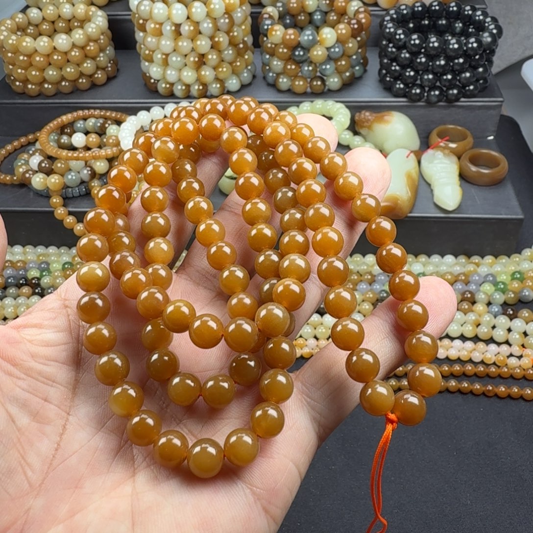 怀***光和田玉未镶嵌手链