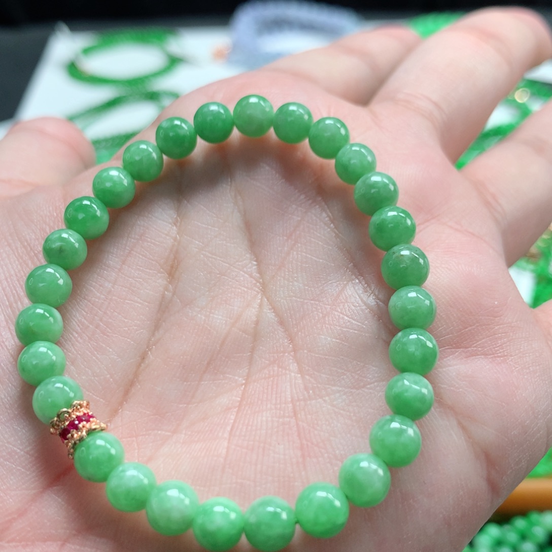 翡翠未镶嵌手链翡翠