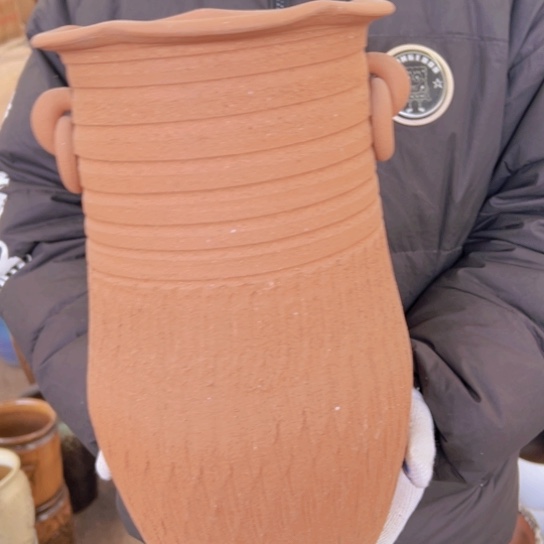 紫砂花盆高38口20————-