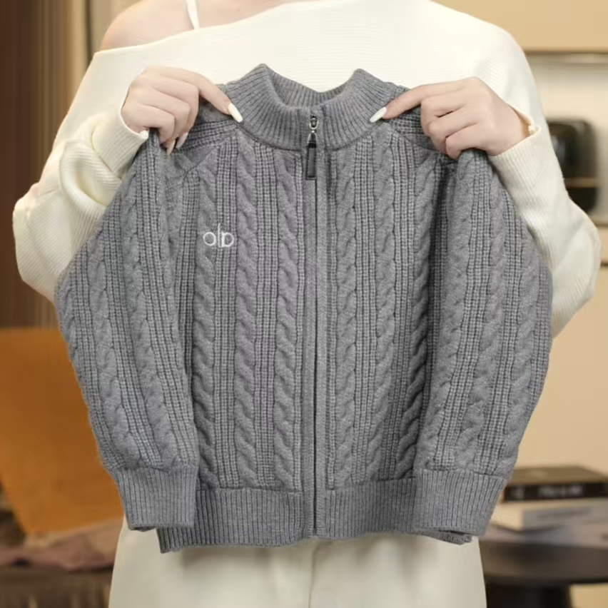 【德绒-加绒加厚】儿童针织开衫外套毛衣2025秋冬新款韩版自发热