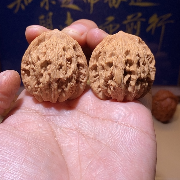 把件文玩核桃全品无修36尺虎头