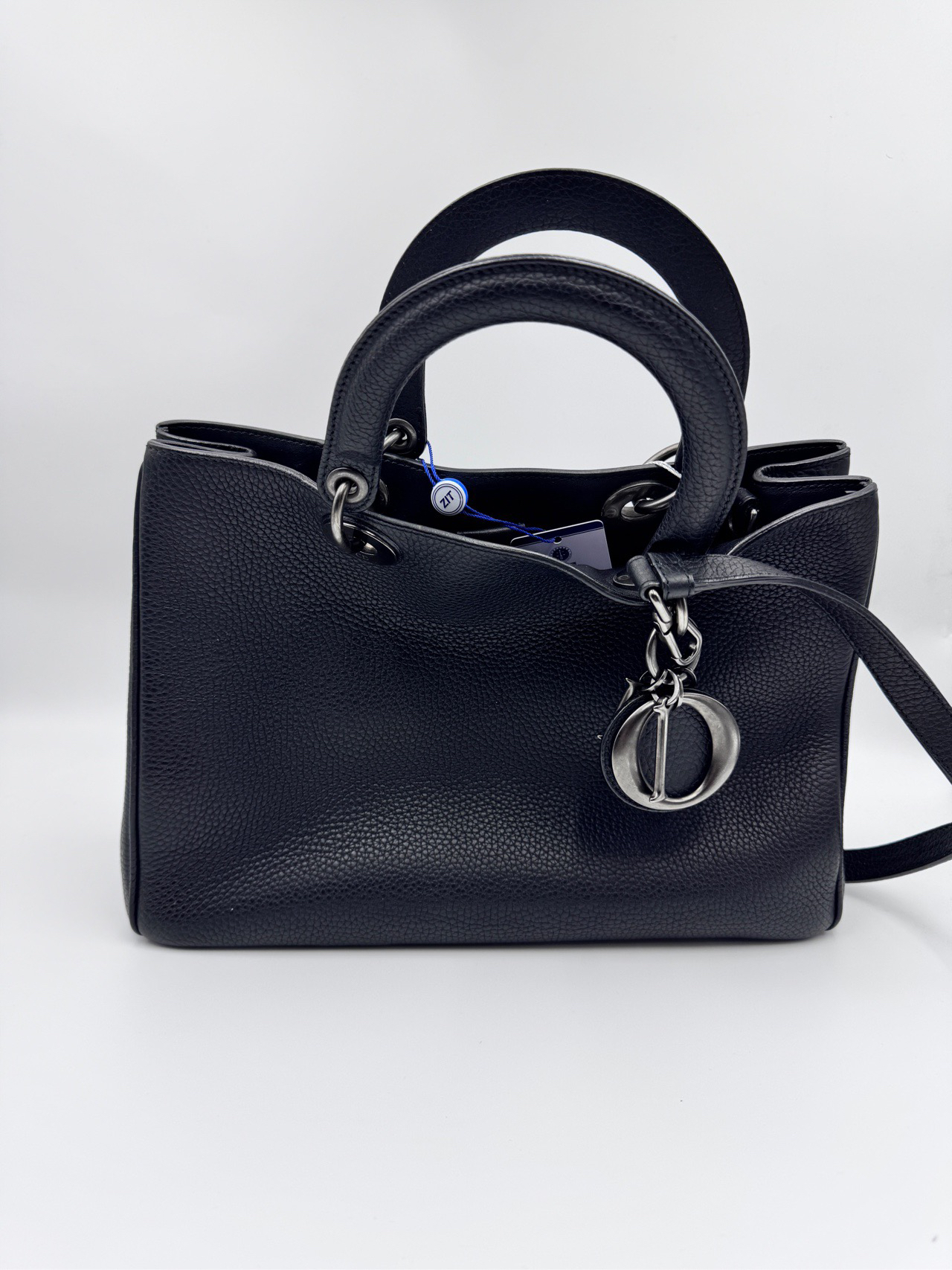 95新 DIOR/迪奥 【蕾】 93 0254 黑色vip托特包