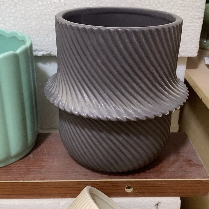 水培陶盆无孔 瑕疵介意勿拍