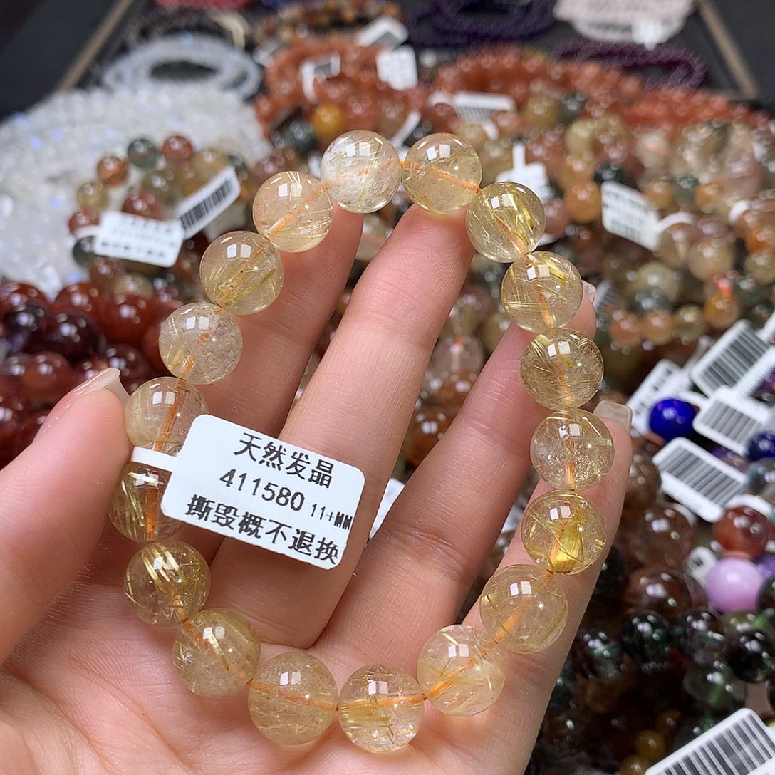 水晶手链未镶嵌，