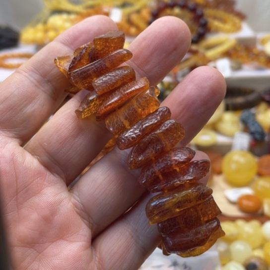 未镶嵌蜜蜡手串手串