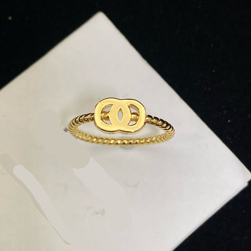 钛钢锆石耳饰 9009-高版精选设计感精致原版戒指