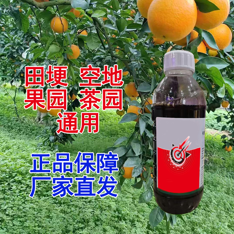 正品保障草铵膦除草剂茶园果园房前屋后田埂空地通用大瓶装除草剂