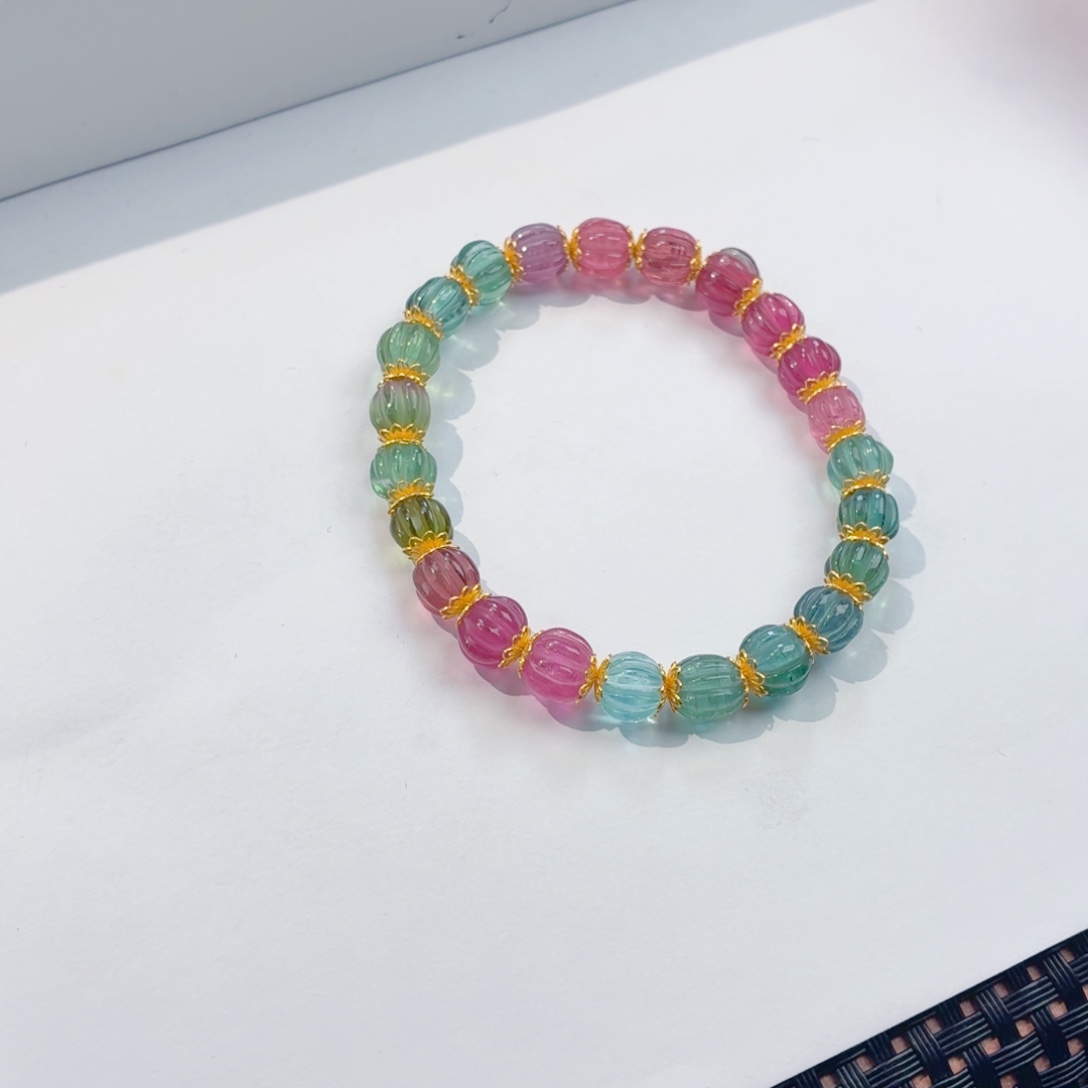 未镶嵌手链碧玺碧玺手链