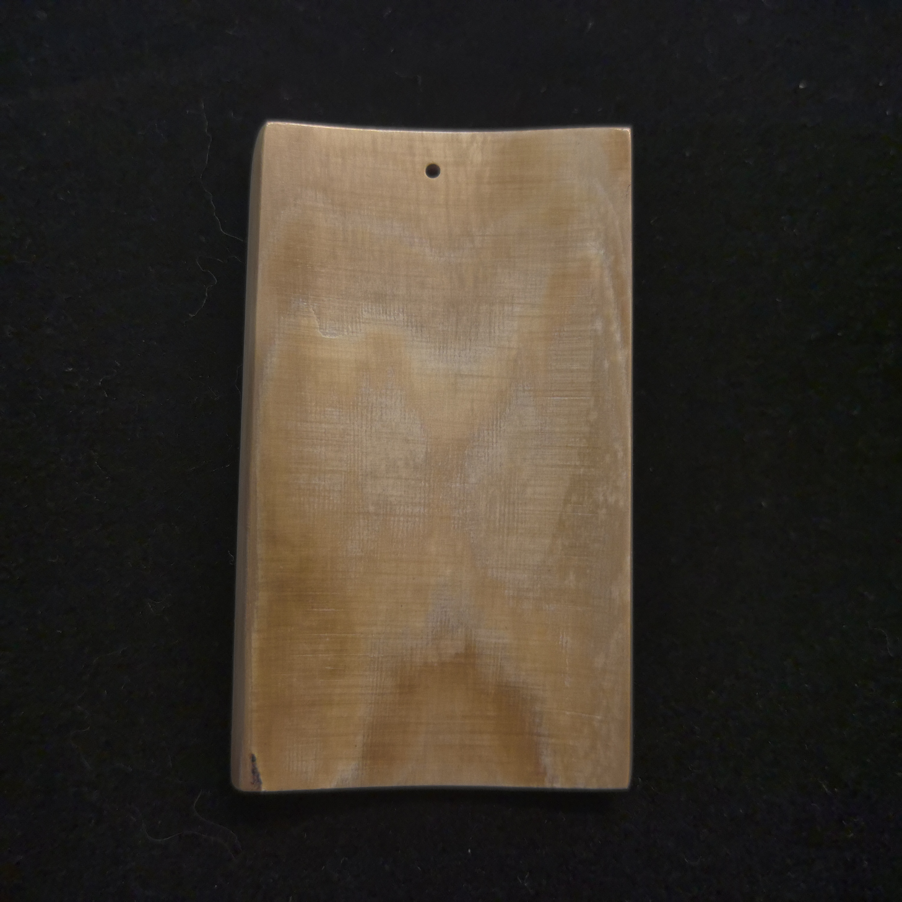 鬼Q文玩 无事牌猛犸牙工艺品（微瑕）