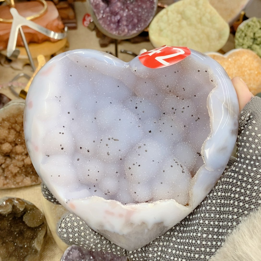 天然水晶摆件未镶嵌紫晶