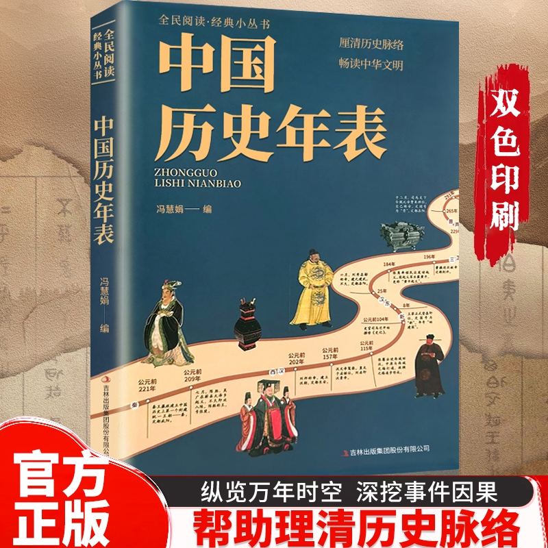 中国历史年表 纵览华夏五千年文明 以时间为线索看透历史兴衰智慧
